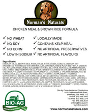 Load image into Gallery viewer, Norman&#39;s Naturals Premium Dog Food 40lb *Made in Canada*
