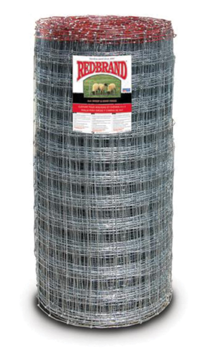 Red Brand 48” x 100ft Square Sheep and Goat Fence 12.5ga (4